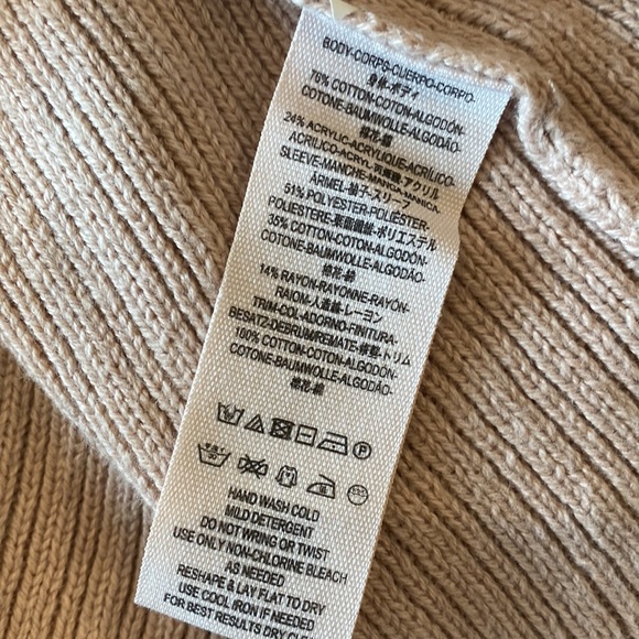 Free People Zou Bizou Bell Sleeve Ribbed Knit Tan Dress Size Small - Picture 10 of 12